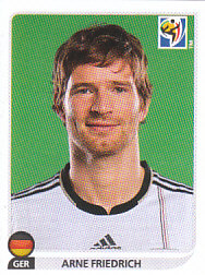 Arne Friedrich Germany samolepka Panini World Cup 2010 #266